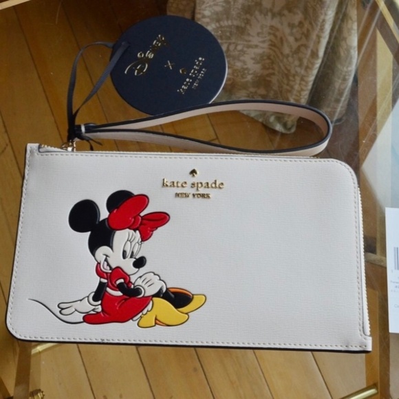 New! SOLDOUT Kate Spade x DISNEY Wristlet - Picture 1 of 3